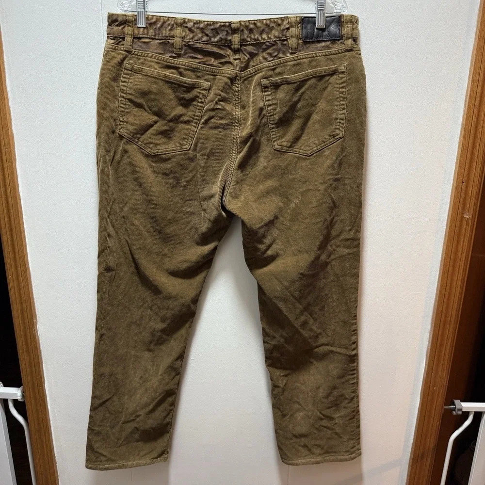 Ralph Lauren Polo Straight Fit Corduroy Pants Men's‎ Size 36x29 Brown